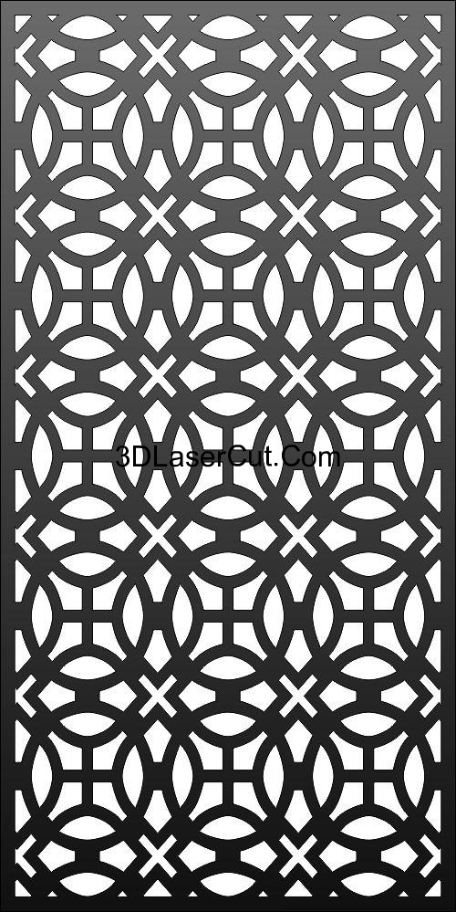 Laser Cut Screen Pattern Template SVG File